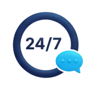 24/7 Support Icon